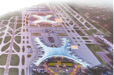 江北国际机场t3航站楼效果图