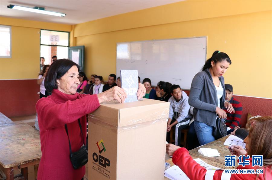 （国际）（2）玻利维亚大选投票开始